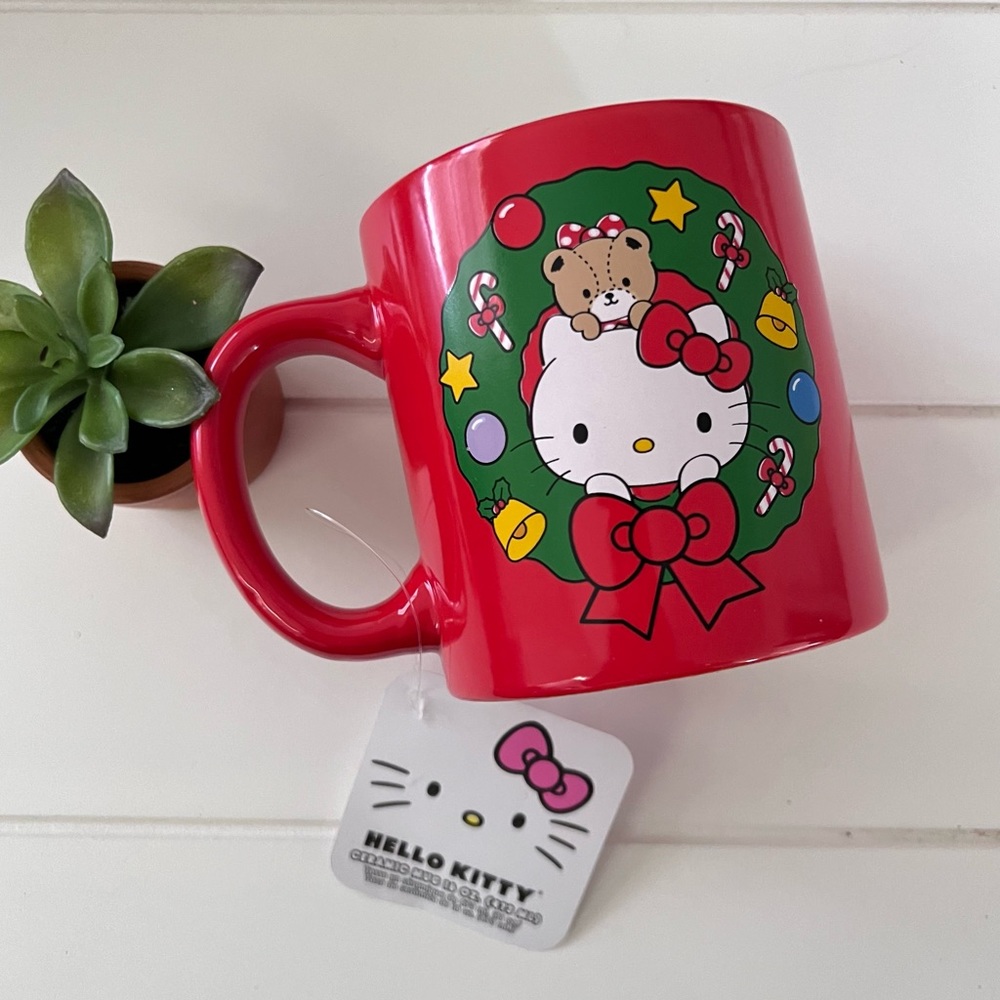 Red Sanrio Hello Kitty Mug